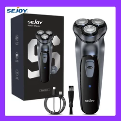 SEJOY Shaver Men USB Electric Shaver Powerful Beard Electric Razor Rechargeable WaterproofShaving Machine