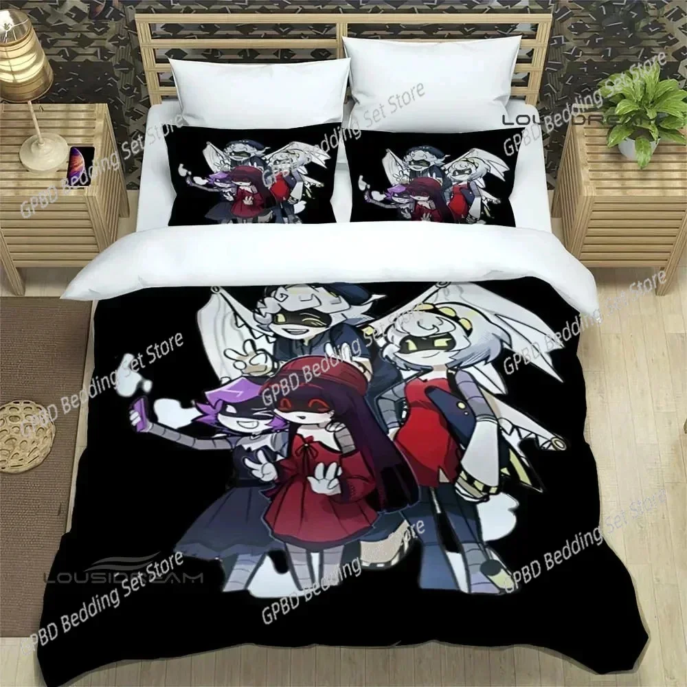 3D Print Murder-Drones Cartoon Comfortable Duvet Quilt Cover Pillowcase Bedding Set Children Bedroom Decoration Home Textile