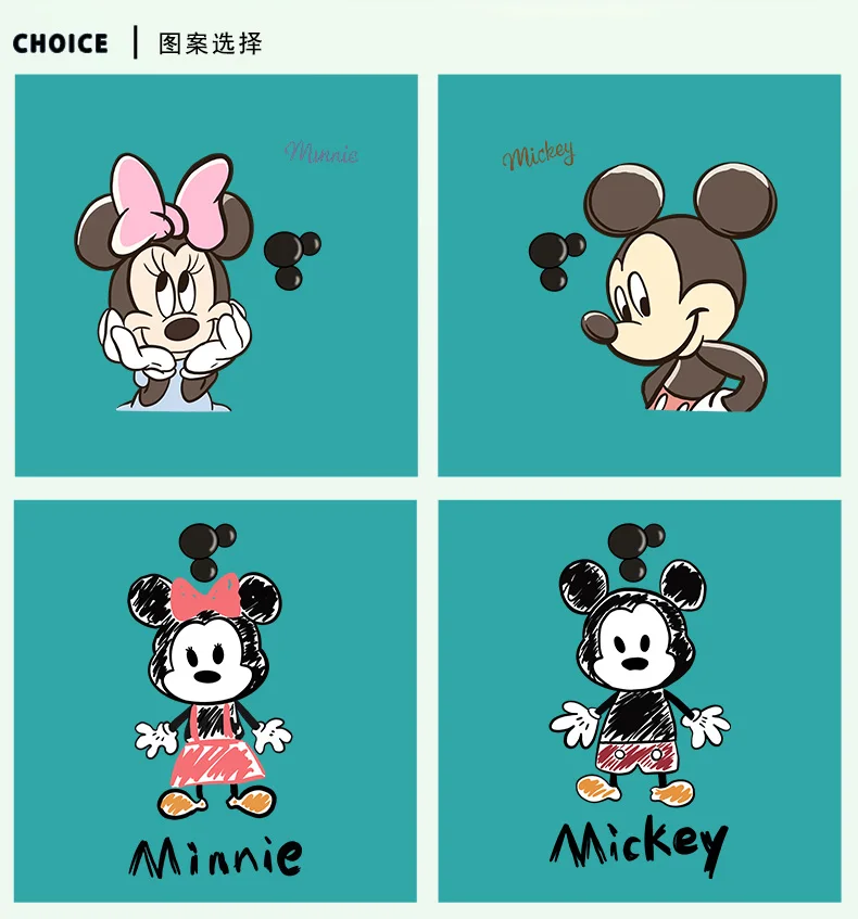 Lovers Cartoon Disney Mickey Minnie hoodie Sweater adult Men and women Autumn/Winter Couple Clothing 2024 New Coat Trend