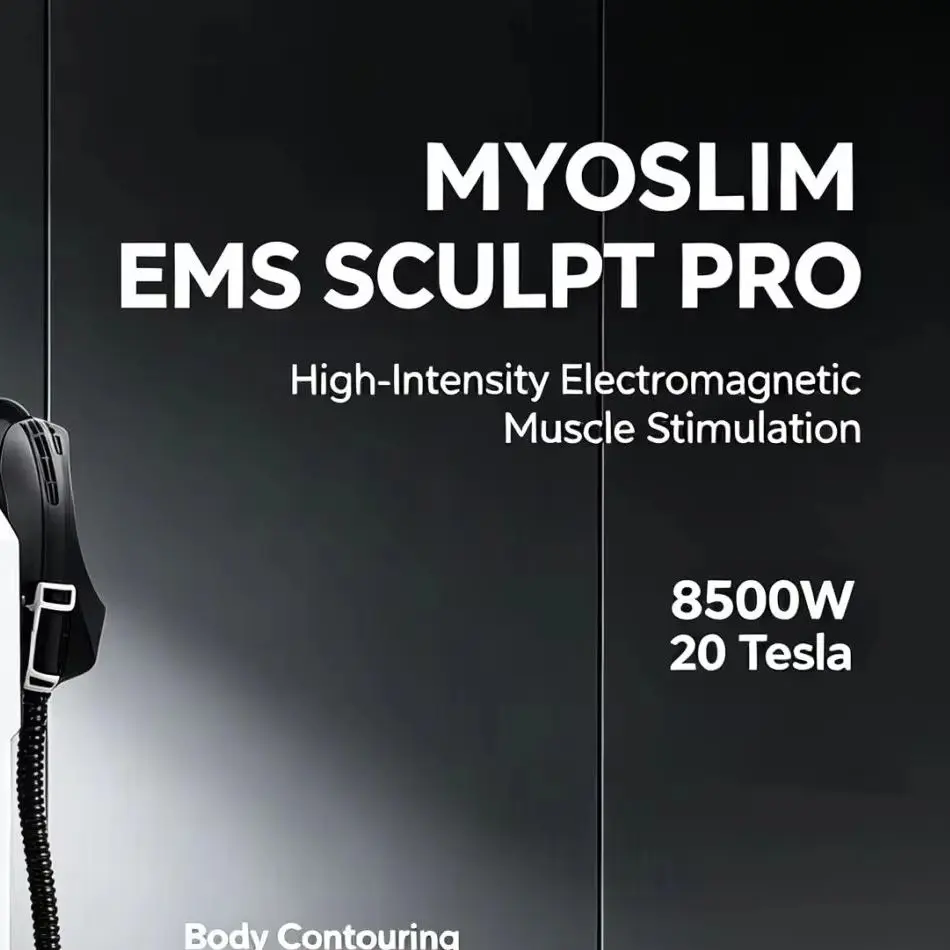20T MYOslim HI‑EMT Body Sculpt Device Non Invasive 8500W Muscle Training Body Shaping Spa Beauty Instrument