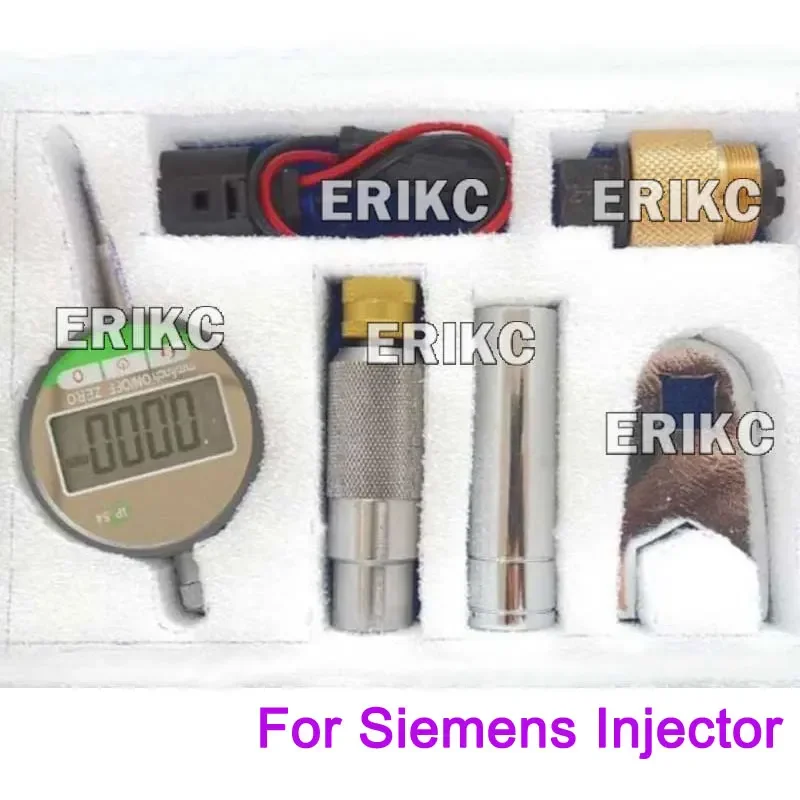 Common Rail Diesel Injector Tools for Piezo Siemens Injector Disassembly E1023613 Nozzle Shims Gaskets Adjustment Tool Kits