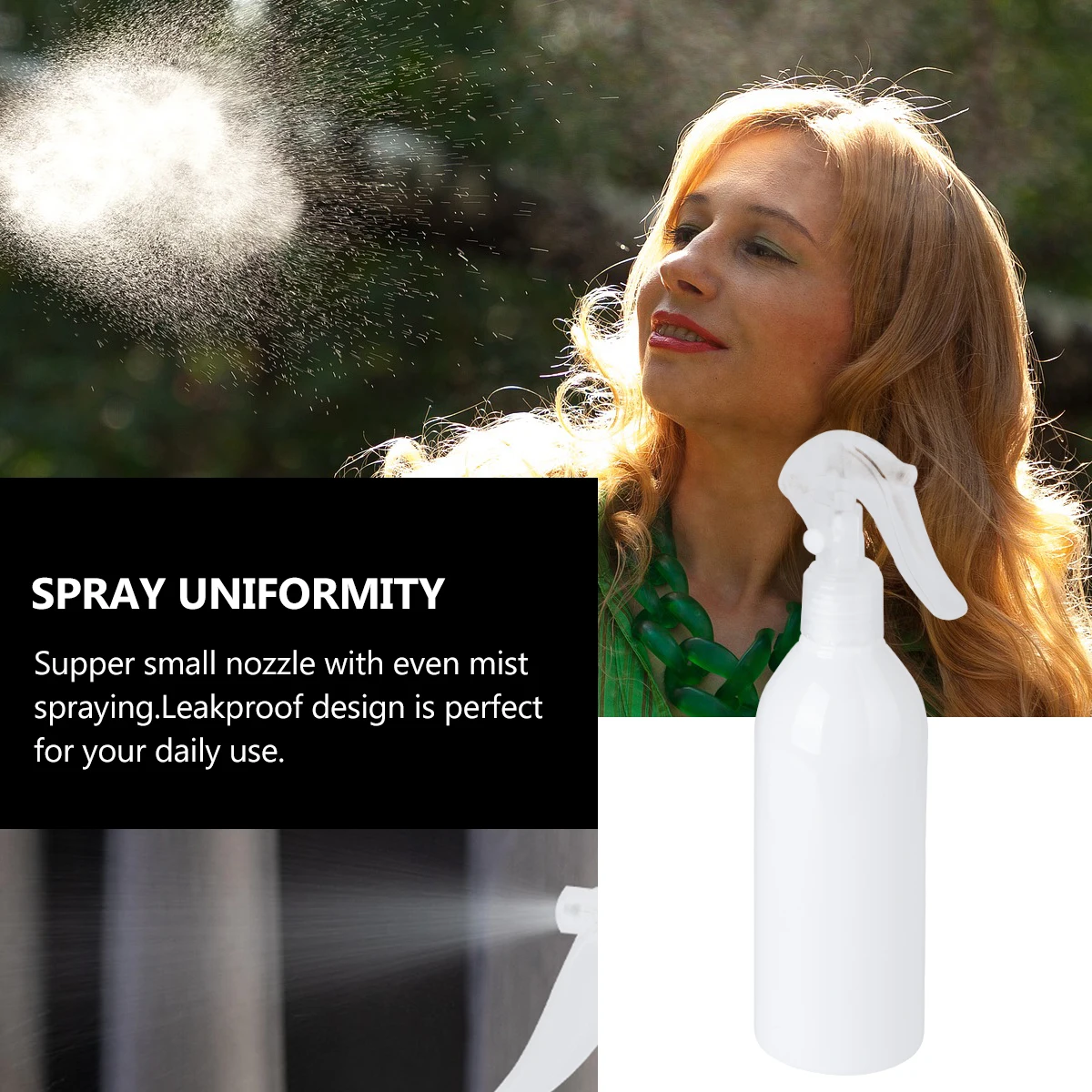 

3 Pcs Plastic Spray Bottle Durable Material Leakproof Design Water Sprayer Storage Container Gardening Hair Salon