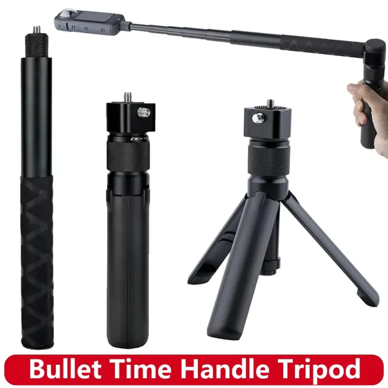 Bastão selfie tripé portátil kit bullet time para câmera de ação X5 X4 X3 X2 One RS