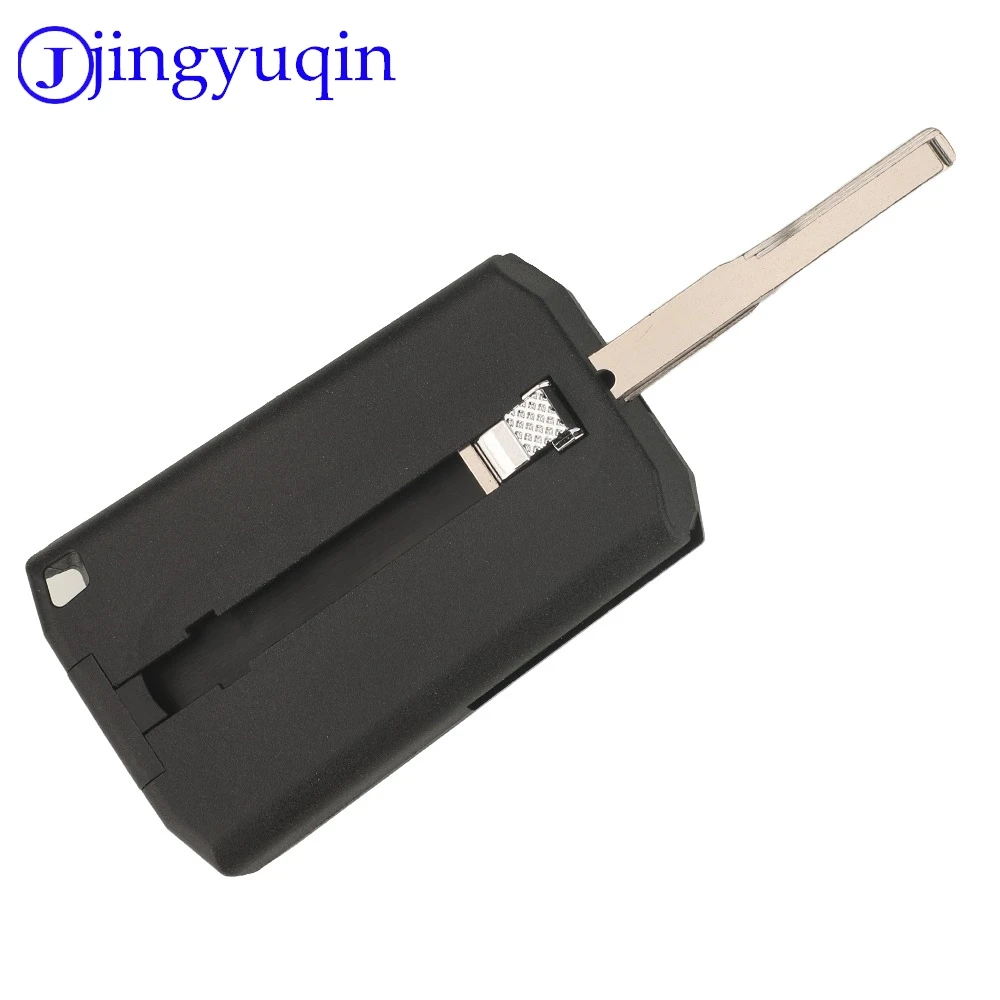 Jingyuqin 2 أزرار حافظة مفتاح بعيد قابلة للطي لمرسيدس بنز، قذيفة، مفتاحين، بدون شعار لمرسيدس بنز Actros MP 4 #5