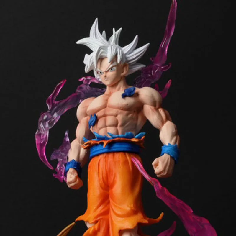 شخصية أنيمي دراغون بول زد سوبر سايان الترا غريزة جوكو توهج عمل أرقام نموذج جمع اللعب دمية الديكور هدية