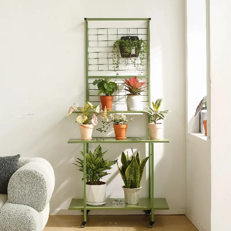 Garden Black Plant Stand Metal Outdoor Pot Corner Plant Stand Wall Flower Giardino Arredamento Esterno Front Porch Furniture
