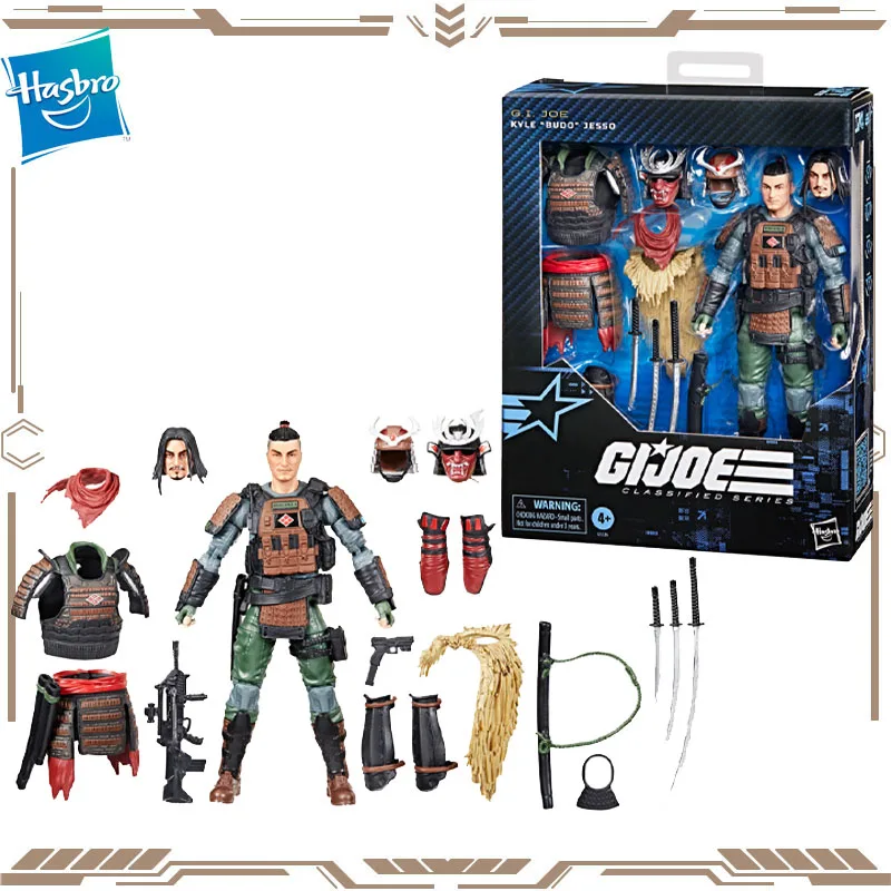 

Hasbro Original G.I. Joe Classified Series Kyle Budo Jesso Action Figure Toys for Boys Girls Gift Collectible Model Ornaments