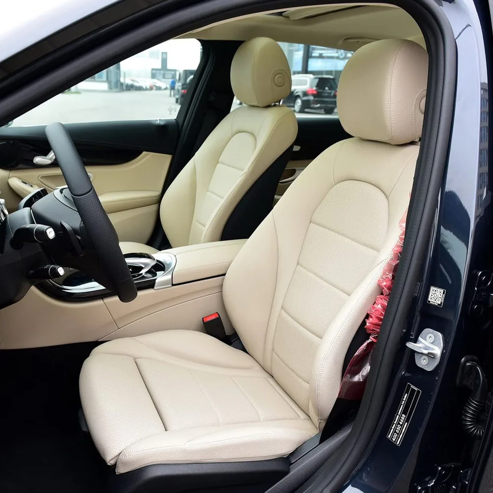 

Кожаные чехлы Nappa для Mercedes Benz C Class 2014 2015 2016 2017 2018-2021, набор чехлов на автомобильные сиденья, аксессуары для защиты салона