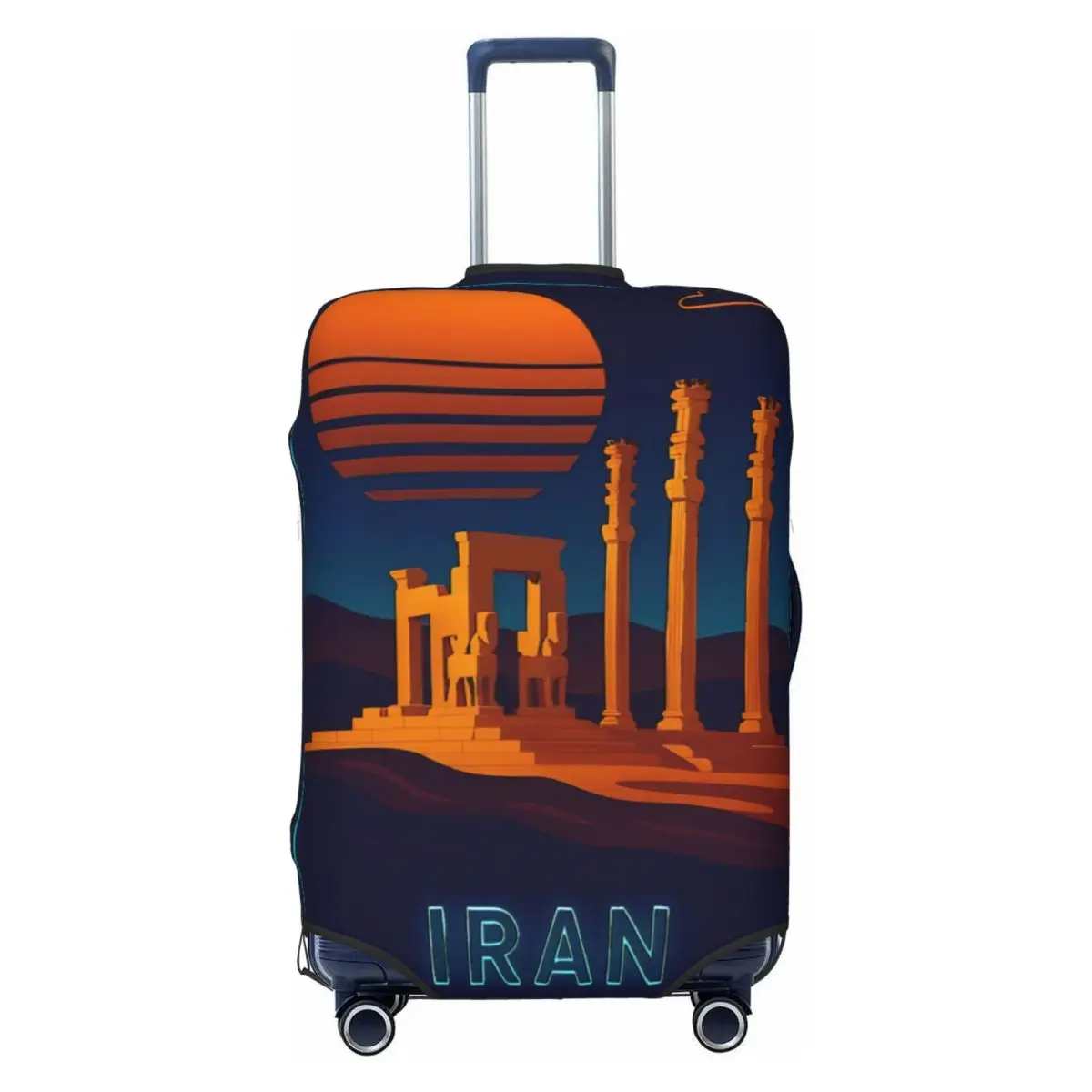 

Чехол для чемодана Iran Neon: защита для деловых поездок и отпуска, эластичный, для багажа