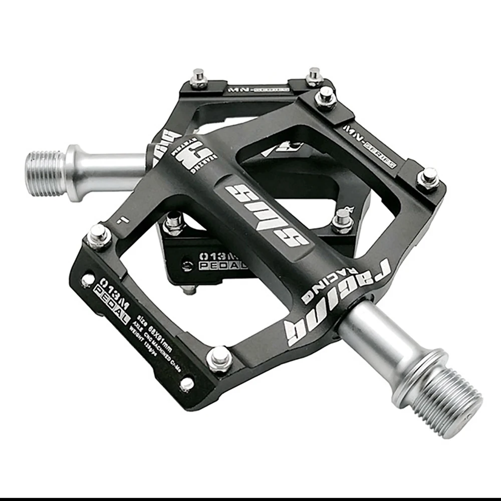 SHANMASHI New Ultralight CNC Aluminum Alloy Mountain Bike Platform MTB 3 Bearings Non-slip Road Bicycle Pedal Cycling Parts 276g