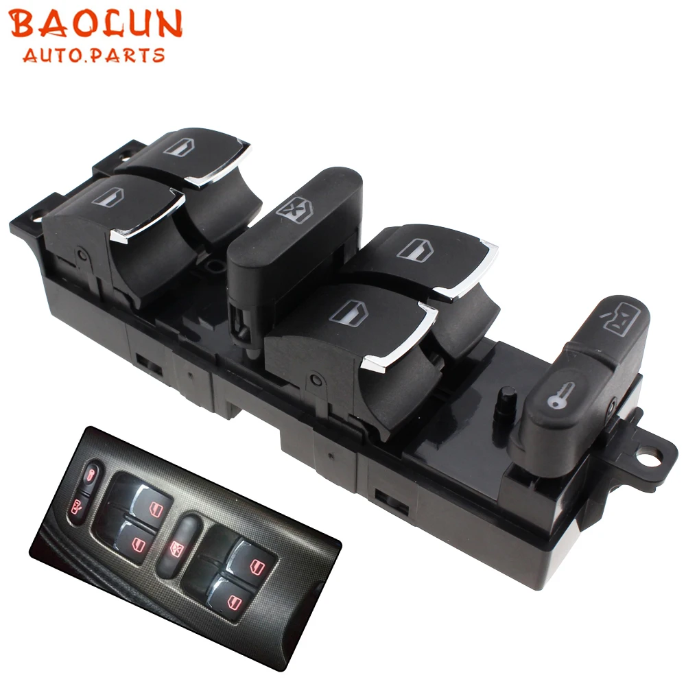 

BAOLUN Master Power Window Control Switch Button 3BD959857 For VW 99-04 GTI Golf 4 Jetta MK4 BORA BEETLE Passat B5 Accessories