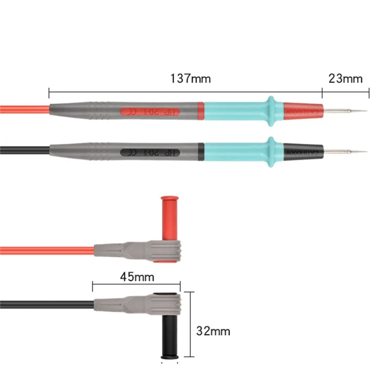AEE6-Multimeter Leads Kit, Cable Set Digital Multimeter Needle Tip ,Meter Multi Meter Tester, Lead Probe Wire Pen Cable