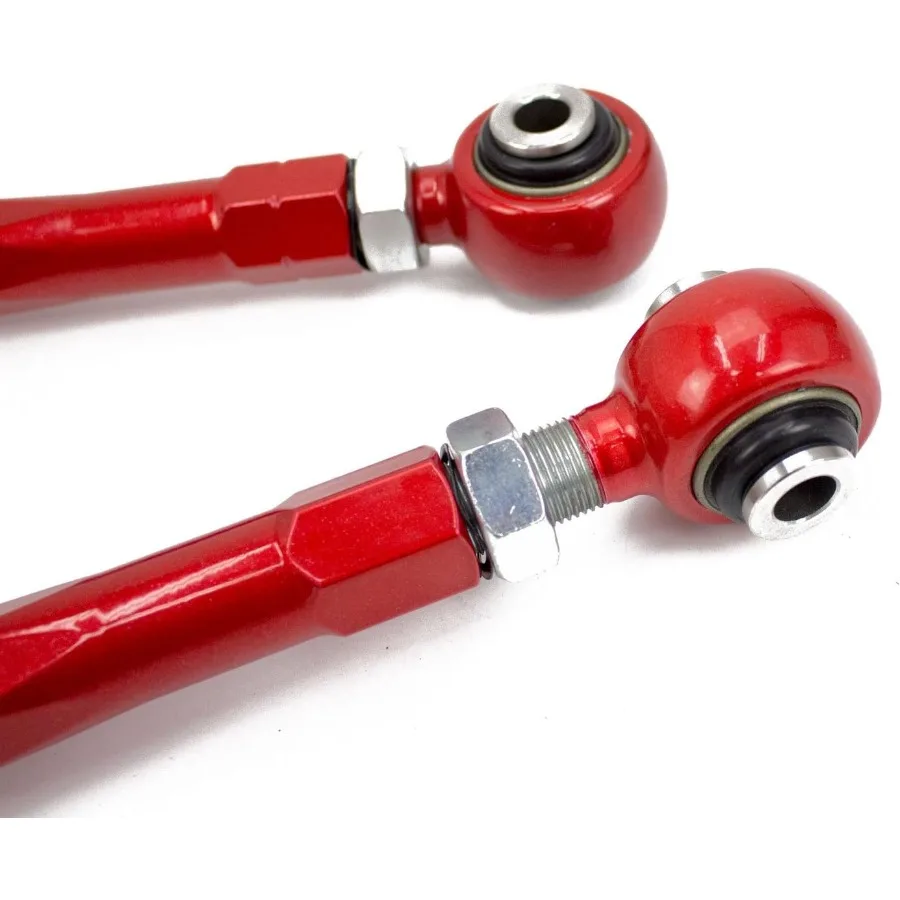 調整可能なトウリアフォワードラテラルアーム（球面ベアリング付き）2個セット、車両のアライメントと安定性を向上、理想的な選択肢