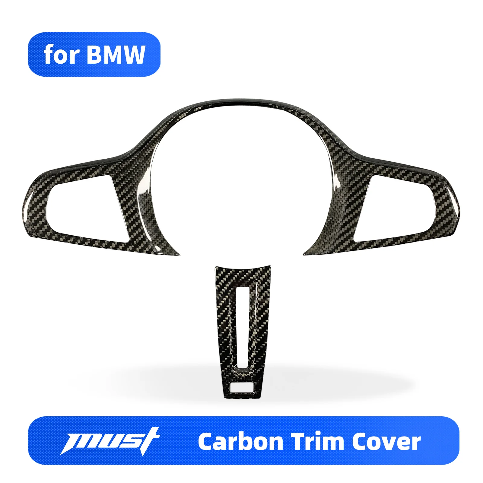 for BMW Cover Trim G Series Steering Wheel Paste and Use Easy installation fit Series 1 2 3 4 5 6 7 8 X3 X4 X5 x6 x7 G20 G30