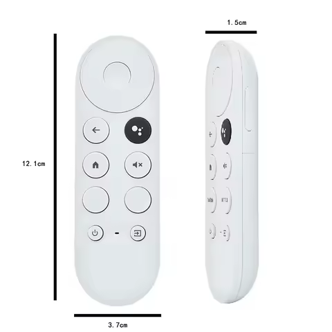 G9N9N Smart TV Remote Bluetooth-Compatible Voice Set-Top Box Remote Control Remote Controller for Google TV Chromecast 4K Snow