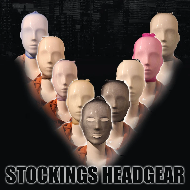 للجنسين جوارب القبعات قناع كامل الرجال النساء مثير تأثيري الجوارب هود المثيرة شير غطاء رأس قناع للعب الأدوار زي الدعائم