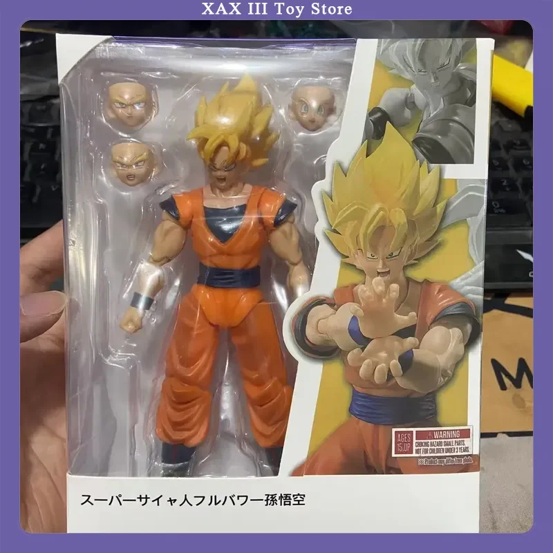 SHFiguarts Super Saiyan Full Power Son Goku Dragon Boll Z Disponibile Anime Action Collection Figure Modello Giocattoli Ragazzo Regalo