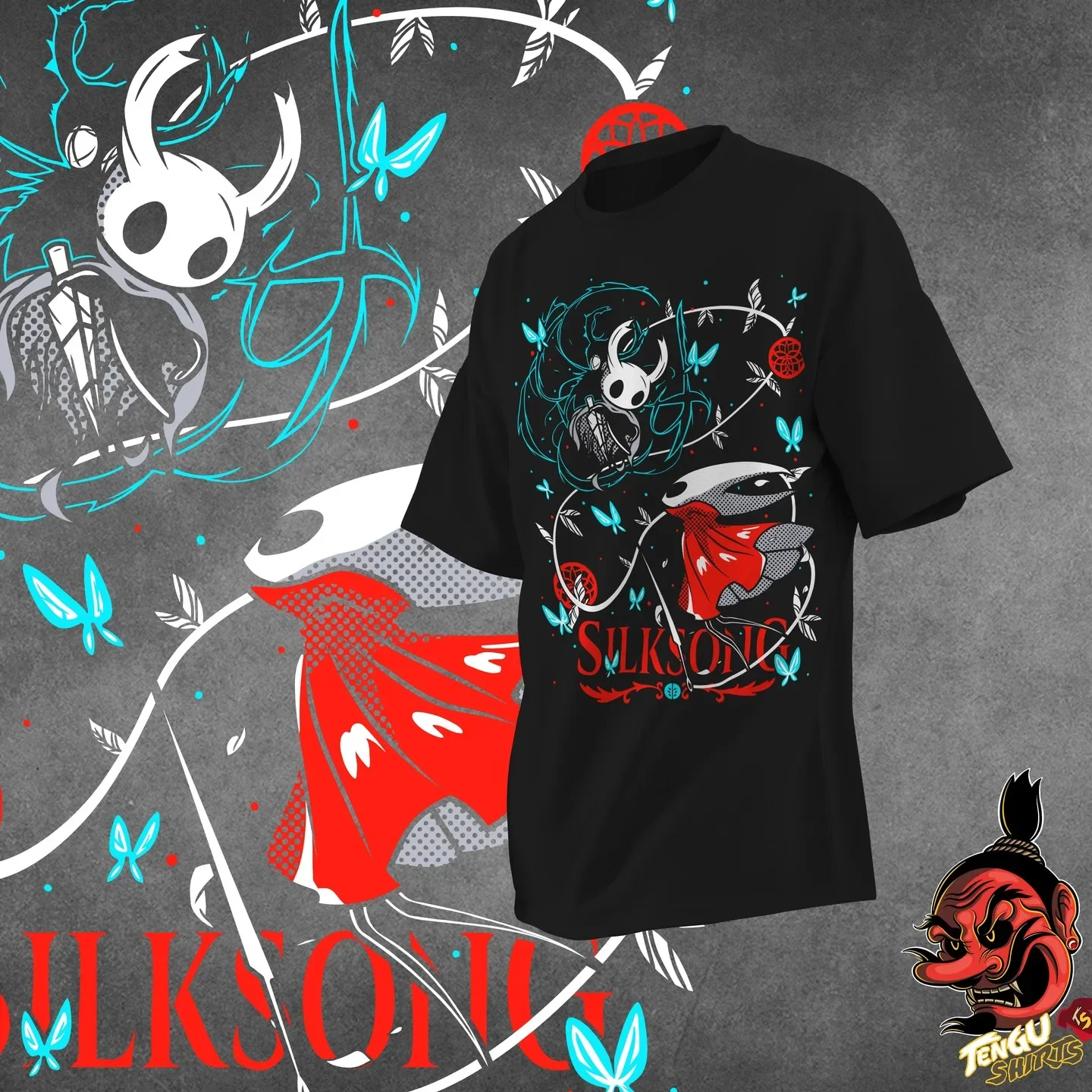Classic Funny Game Hollow Knight Silksong T-shirt Hot Peripheral Short Sleeve Oversized Cotton Harajuku High Quality Street Wear