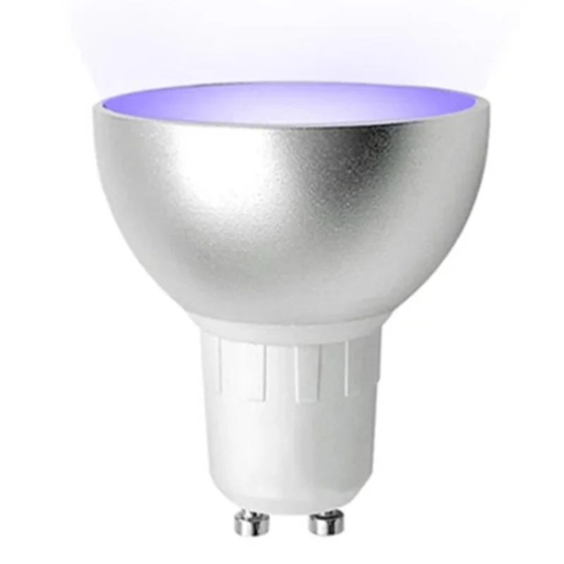 GU10 용 Tuya Zigbee 스마트 LED 전구 RGBCW Alexa Google 홈 음성 제어 110-240V Lamp-A74P 용 디밍 가능 스포트라이트