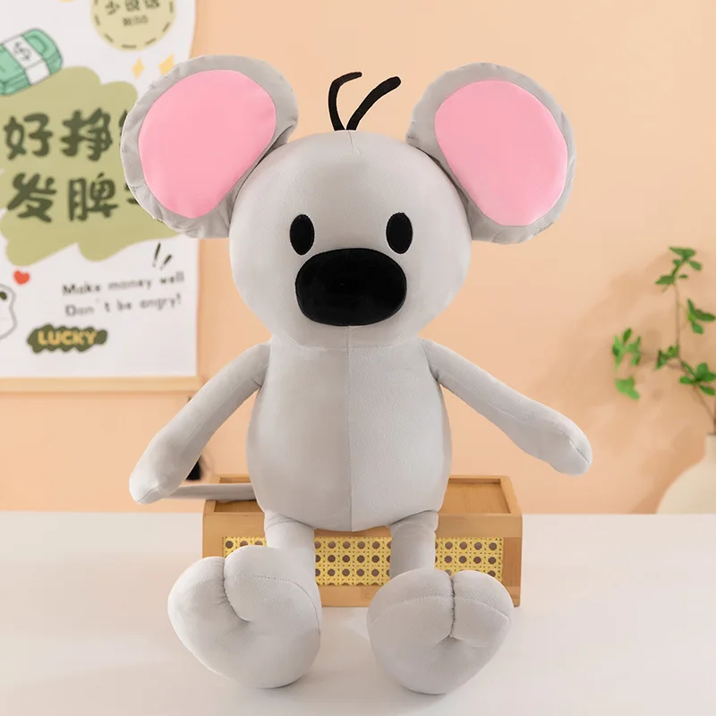 35-90cm Nermal Plush handmade doll Cute sitting posture large size Toy Super soft pillow Sofa back cushion Comfort Doll Gift