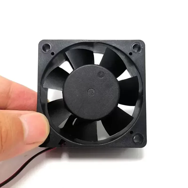 for HZHD6020MS 12V 0.25A 24V 0.2A Small Square Exhaust Fan with Built-in Voltage Charger AAA Size Silent Cooling Blower