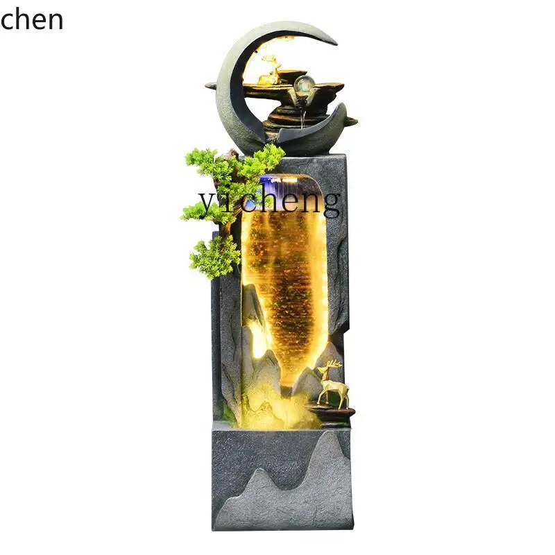 YFY Office Water Entrance Fortune Decoration Garden Fish Pond Floor Water Curtain Wall