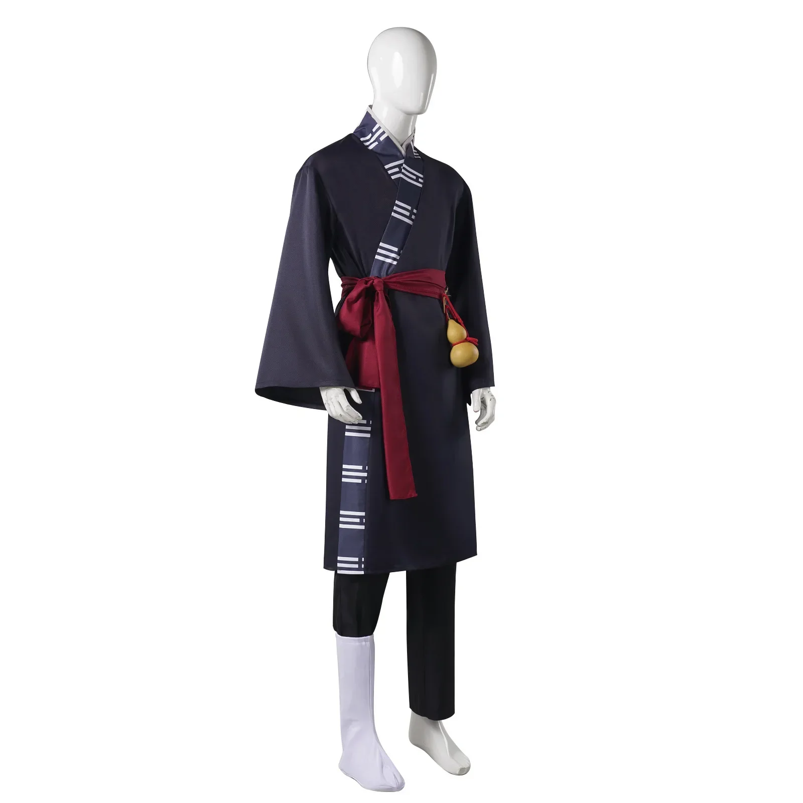 Mito preto: wukong cos mi dao ren cosplay traje jaqueta preta calça máscara unifrom jogo prop horror meia máscara facial halloween prop