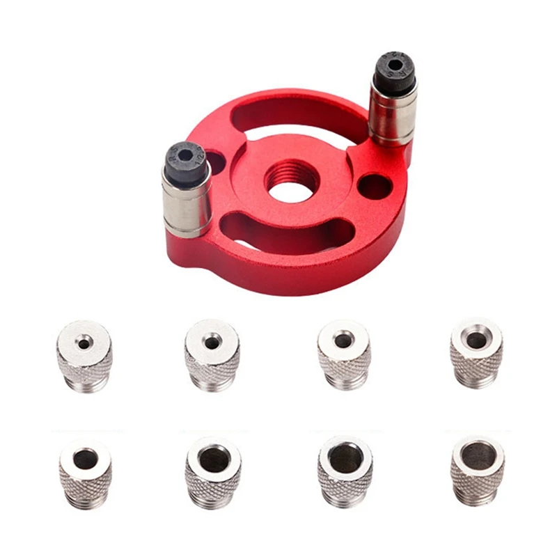 Vertical Doweling Jig Woodworking Hole Puncher Self-Centering Drill Guide Locator For Furniture Connection Tools, Easy To Use