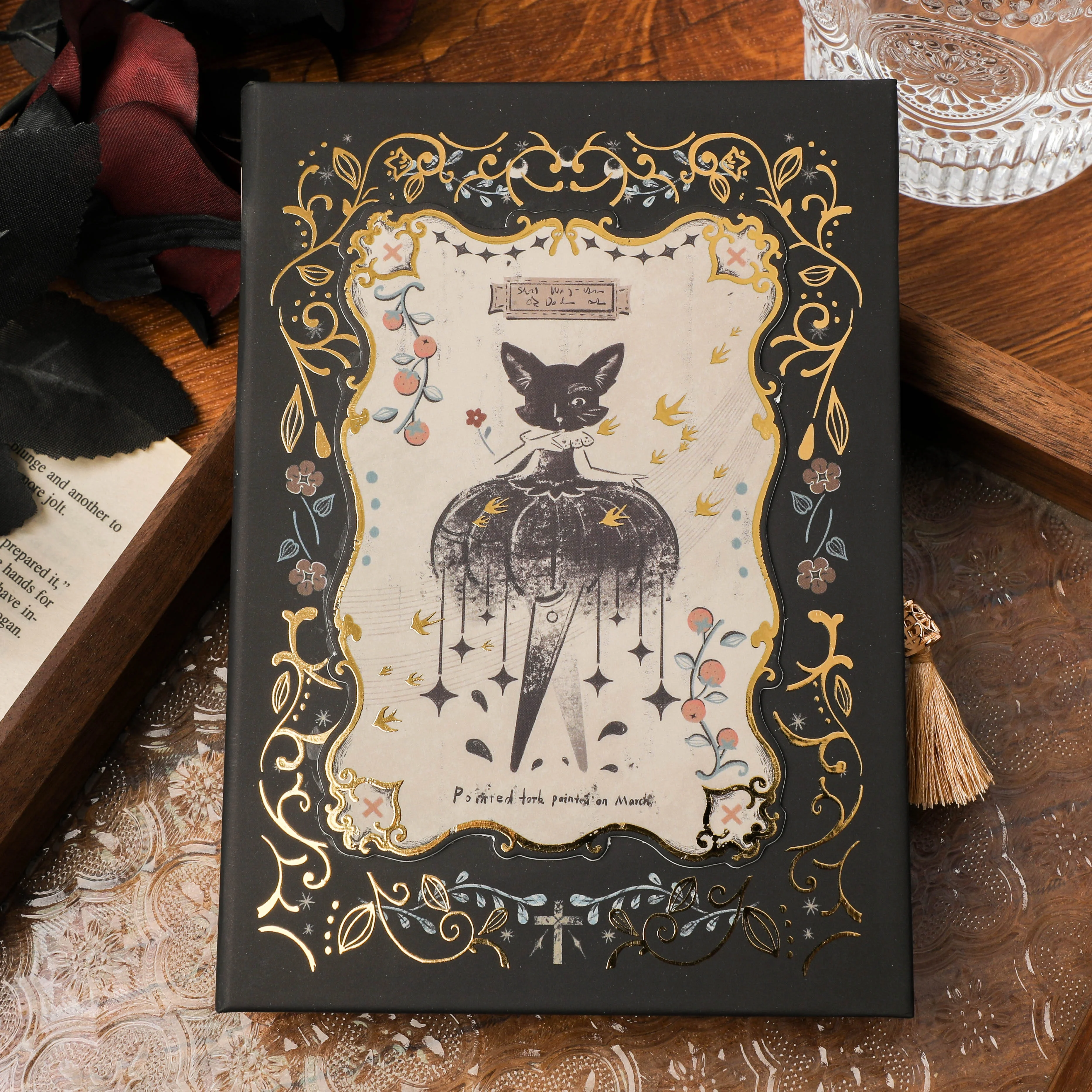 Gothic A5 Hinweis Magnetische Schnalle Buch Retro Kunst Hohe Wert Exquisite Hand Ledger Kleine Persönlichkeit Kreative Hand Ledger Geschenk A