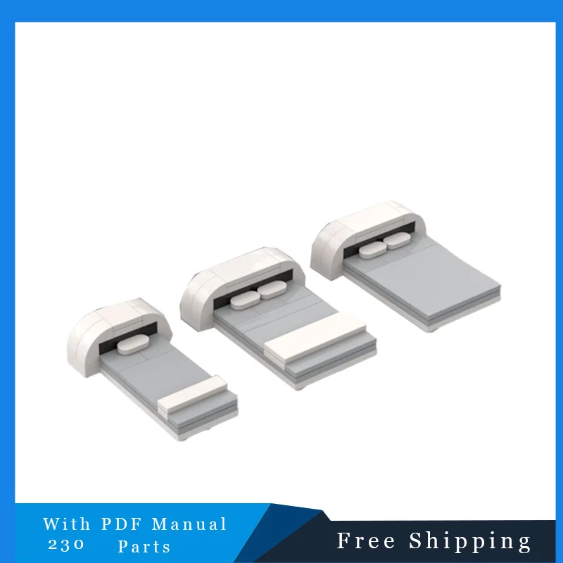 230 pçs moc decoração interior educacional criativo móveis modelo bloco de construção tijolos conjuntos brinquedos aniversário presentes natal