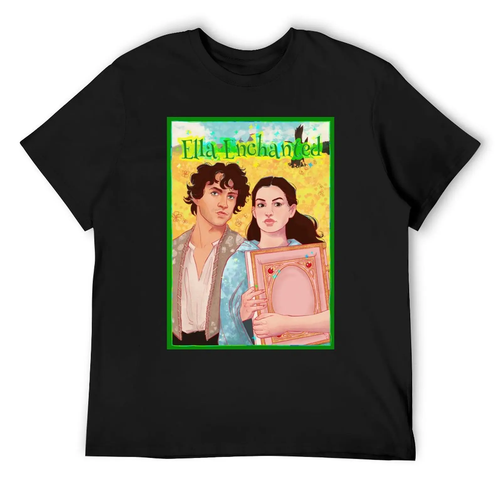 

Ella Enchanted T-Shirt oversizeds anime clothes for a boy shirts men