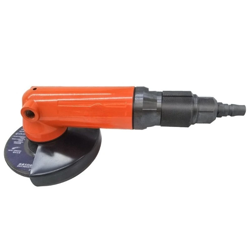 Pneumatic Angle Grinder 4/5 Inch High Speed Industrial Polishing Cutting Grinder Handheld For Metal Wood Rust Removal Durable