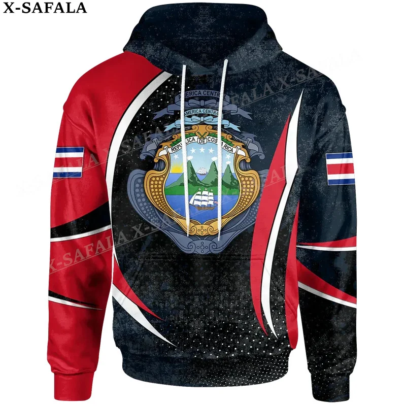 

Costa Rica Coat Of Arms Flag 3D Print Zipper Hoodie For Men Pullover Sweatshirt Hooded Jersey Tracksuit Outwear Coat Casual-4