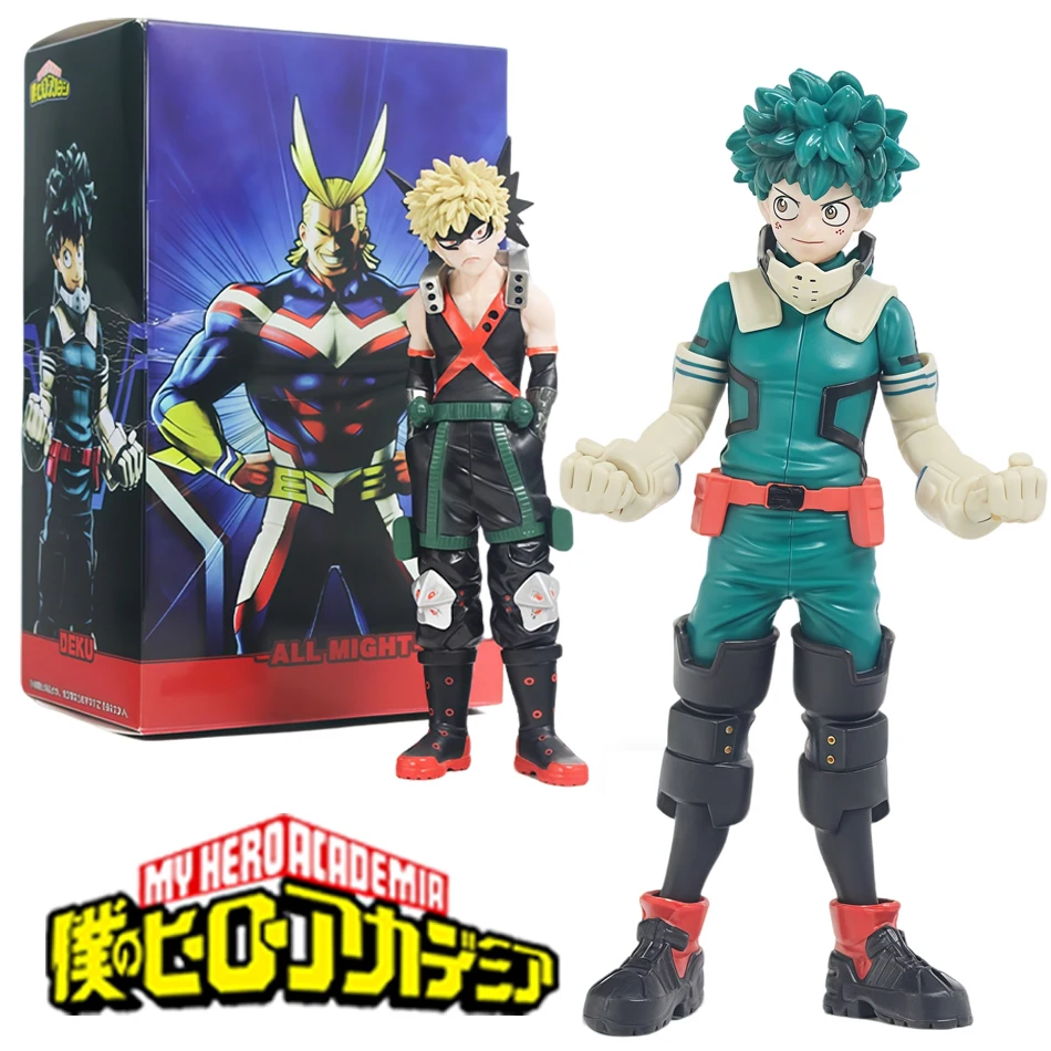 

In Stock Gift 1-2pcs My Hero Academia 17cm Izuku Midoriya / Katsuki Bakugo Figure Model Decoration Doll Wholesale