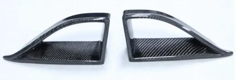 Carbon Fiber Bumper Front Lip Spoiler Fog Lamp Air Vent Outlet Cover For Mercedes-Benz CLS63 AMG W218 2015 2016 2017