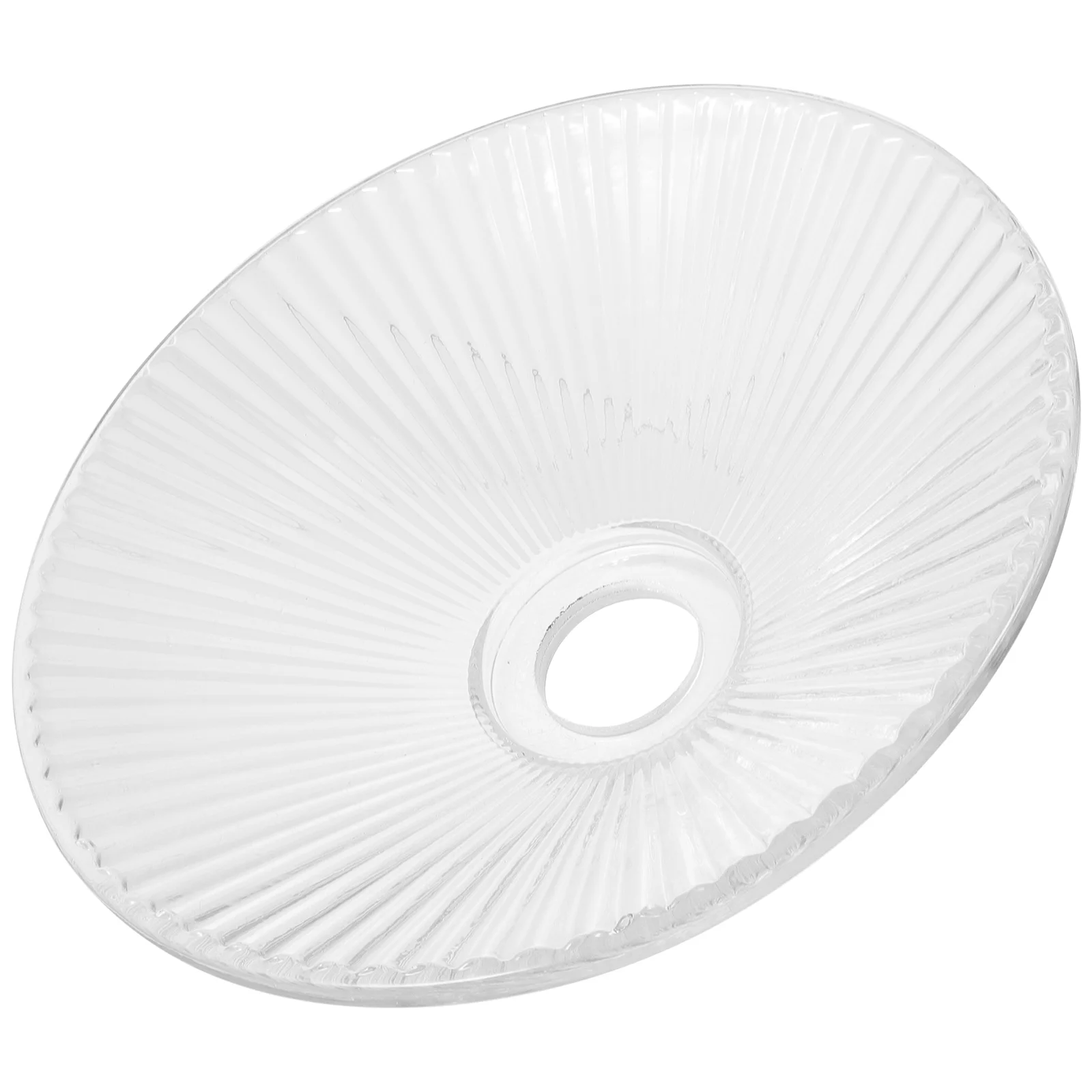 Pantalla de luz colgante de cristal transparente, 55Mm, soplada a mano transparente gruesa para lámpara colgante, candelabro, iluminación de decoración del hogar