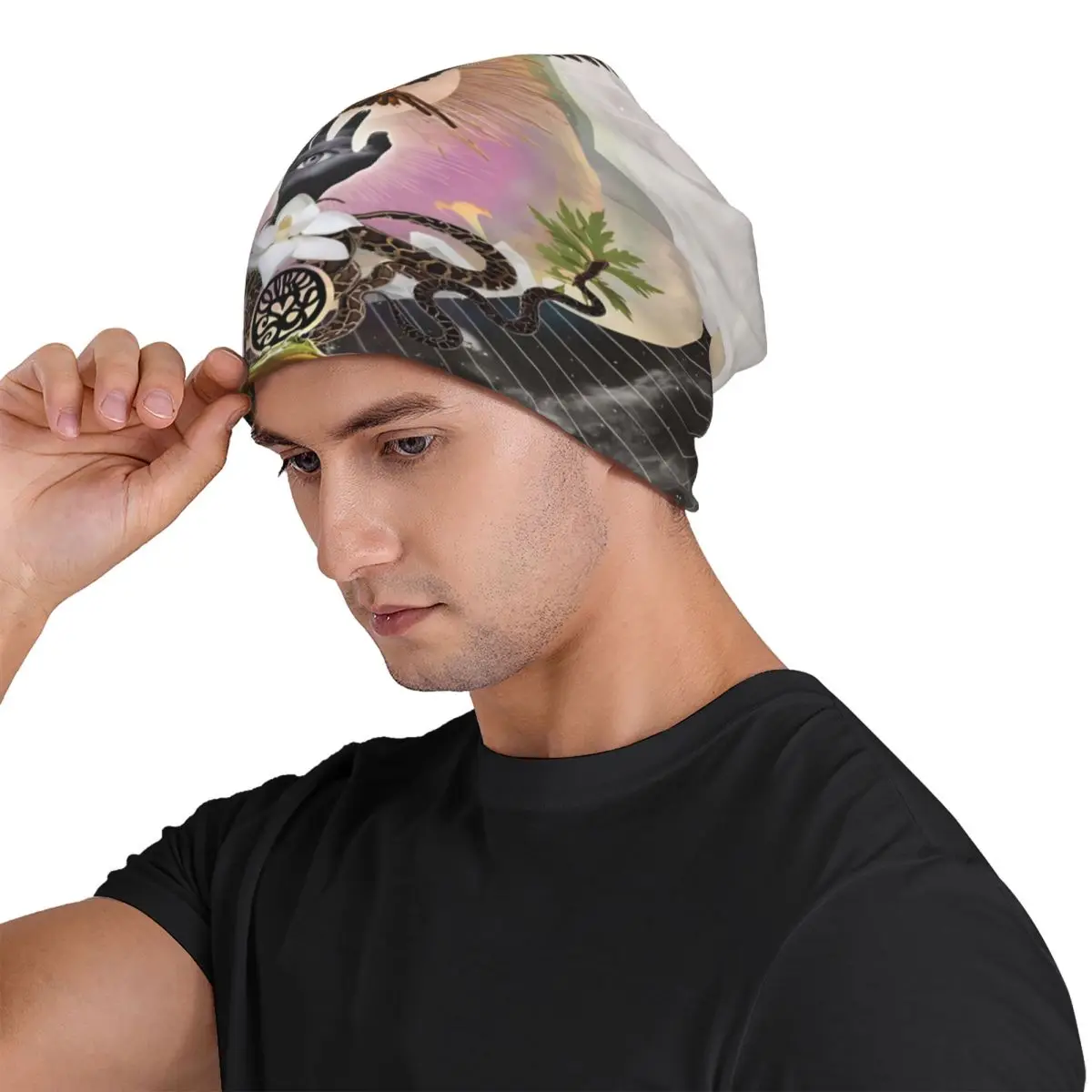 Мужские шапки-бини