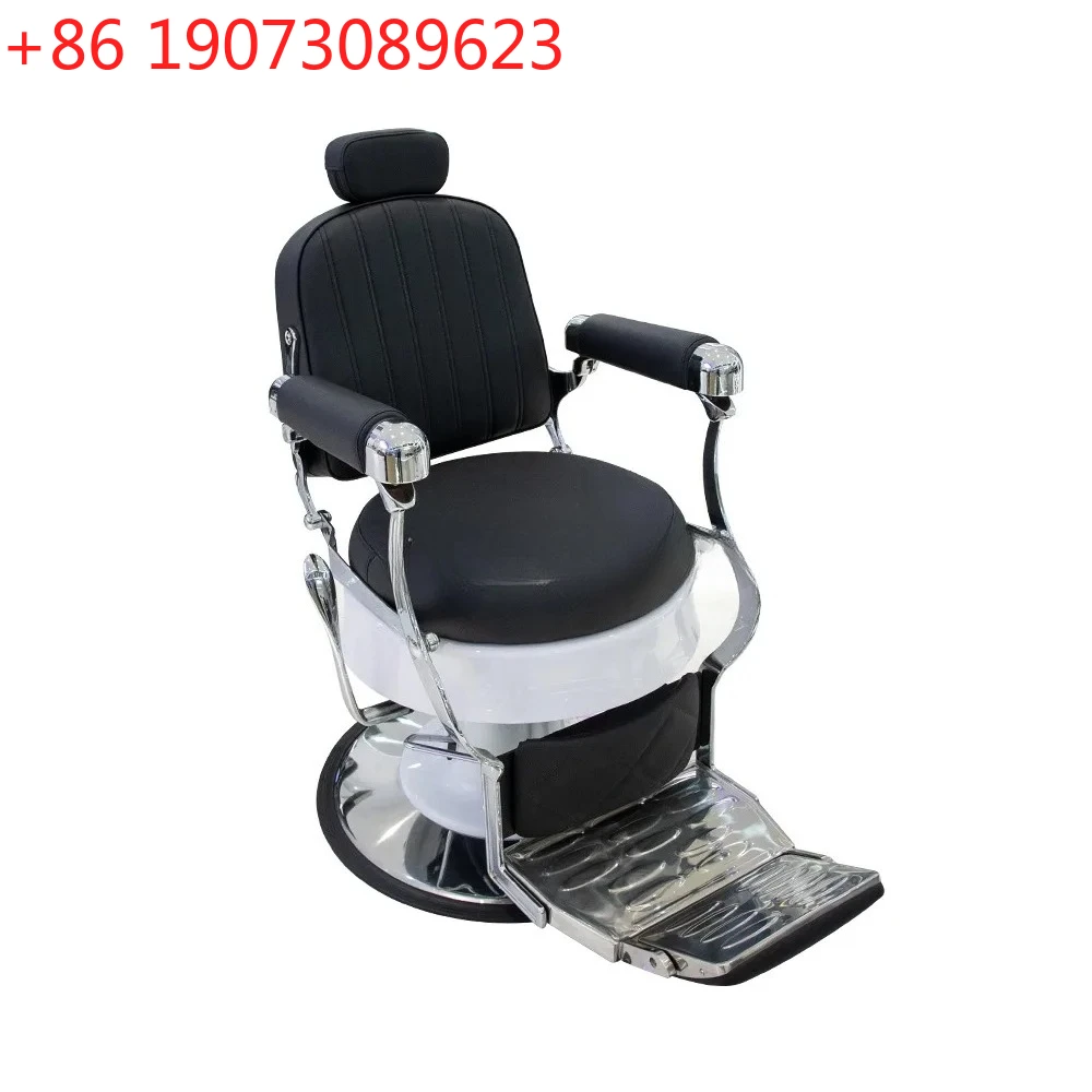 

Simple Men's Oil Head Barber Chair Modern Shaving