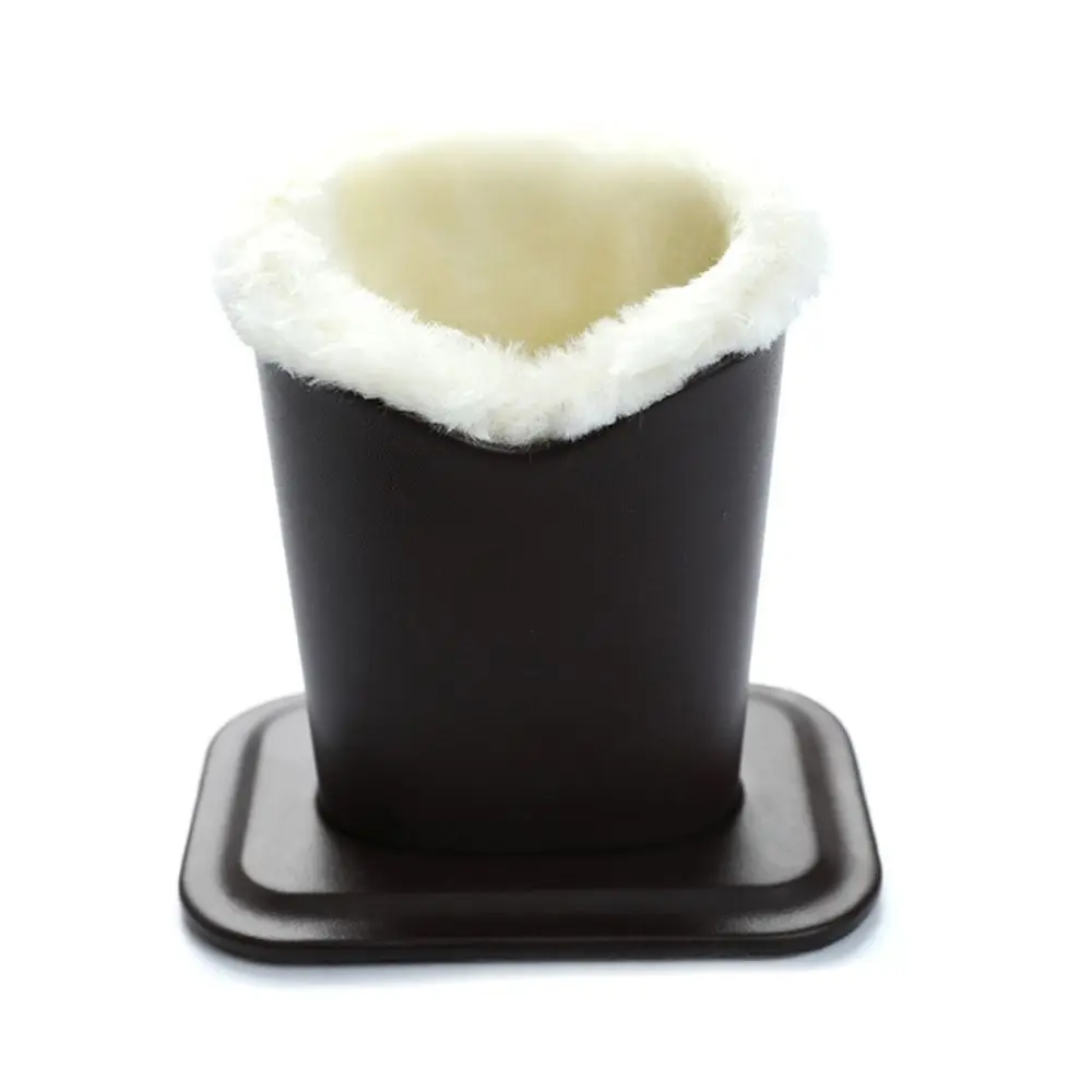 Fashion Leather Eyeglass Stand Portable Eyeglass Display Stands Travel Sunglass Holder Office