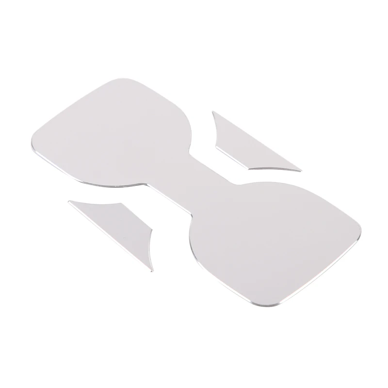 

3Pcs Aluminum alloy Silver For Land Rover Defender 90 110 130 2023-2024 Car Central control cup pad car interior accessories