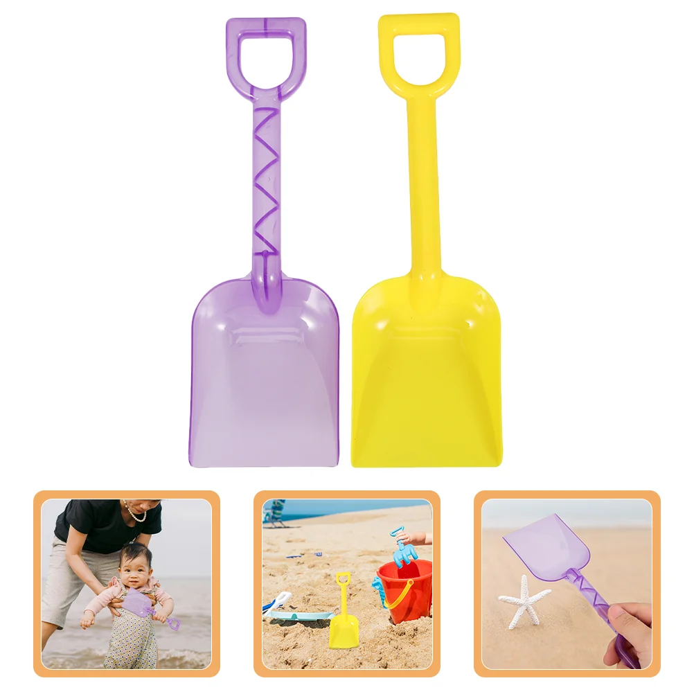 

6 Pcs Beach Toys Small Plastic Shovels For Sand Sandbox Pp Digging Toddler Party