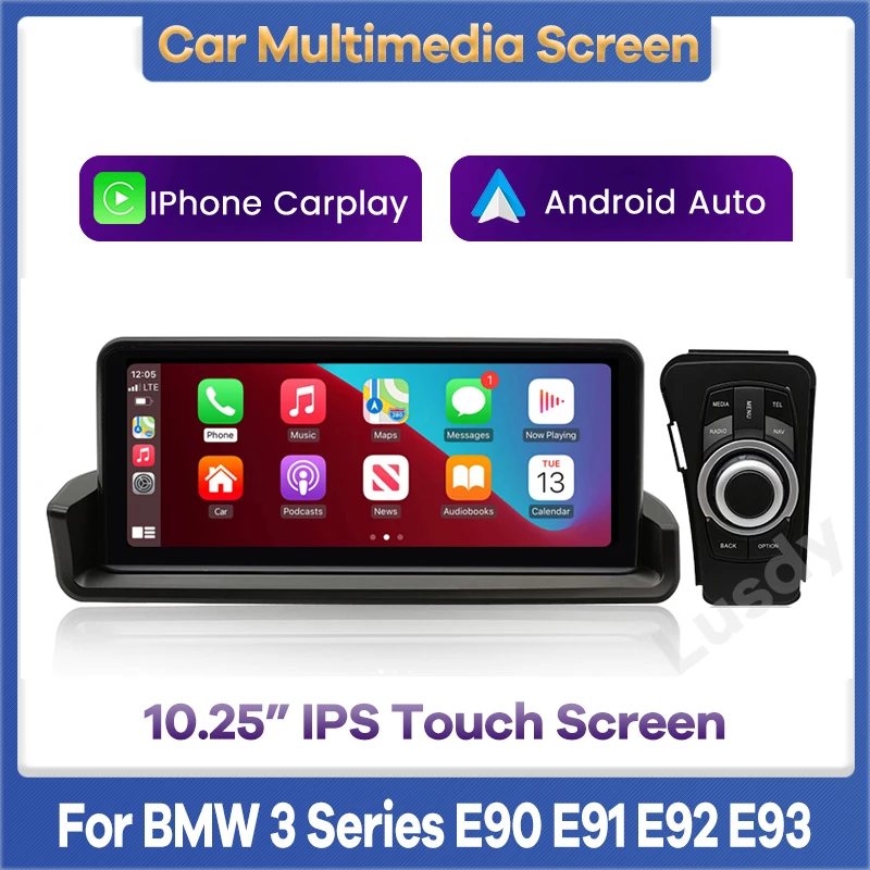 

10.25" Wireless CarPlay Android Auto Car Multimedia For BMW E90 E91 E92 E93 2005-2012 Head Unit Video Stereo Linux Touch Screen