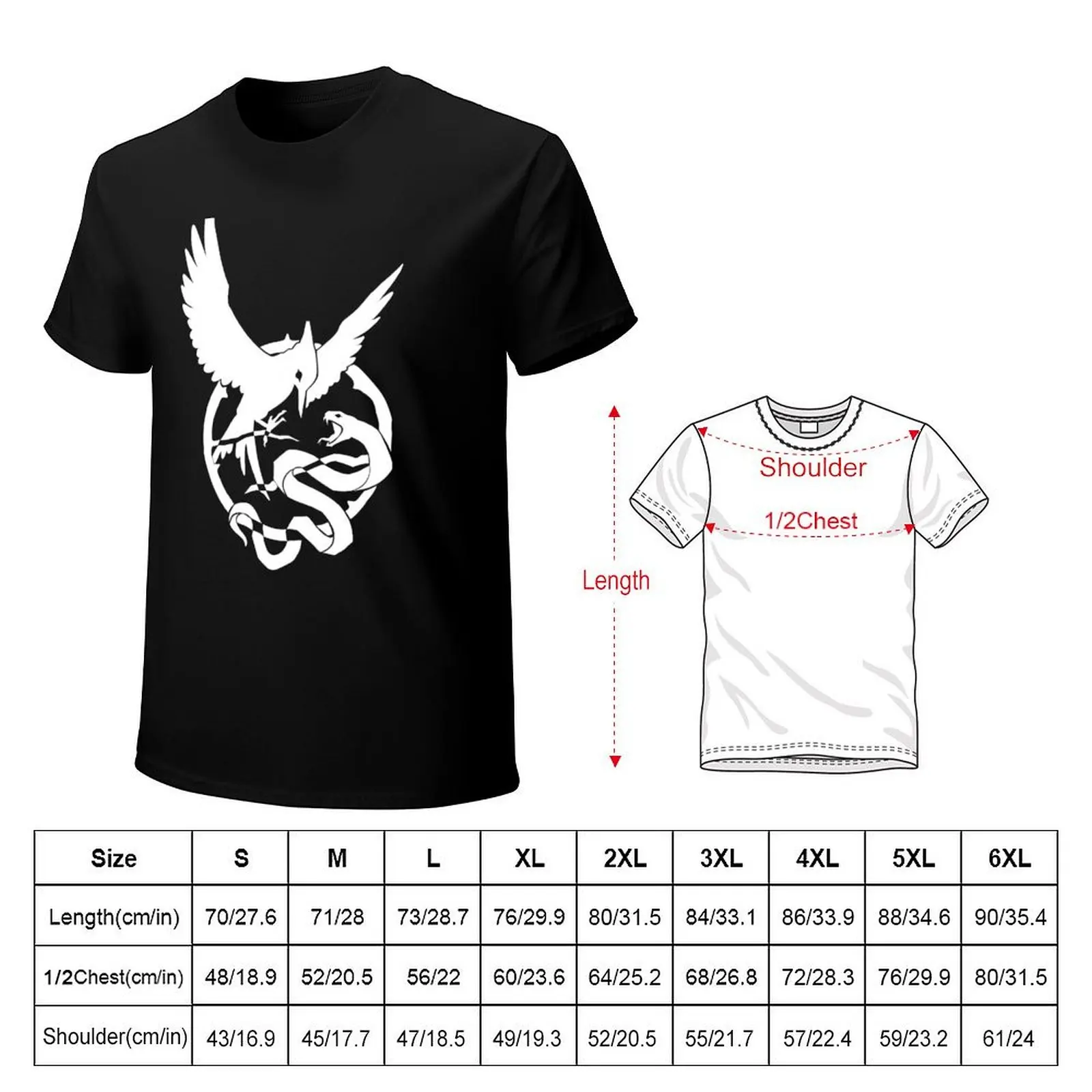 The Hunger Games: The Ballad of Songbirds and Snakes white ver. T-Shirt Casual Fashion Print Tee Top