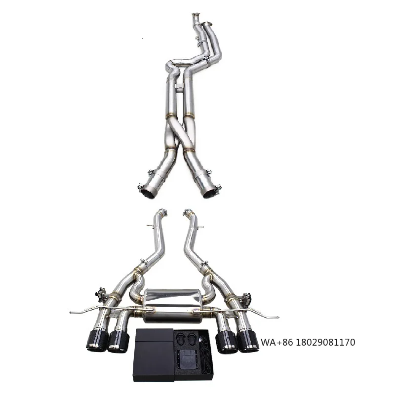 

Auto New Style Exhaust Pipe System for M3/M4 G80/G82 M2 G87 S58 3.0T 2021-2024 Equal Length Middle Pipe With Z Pipe