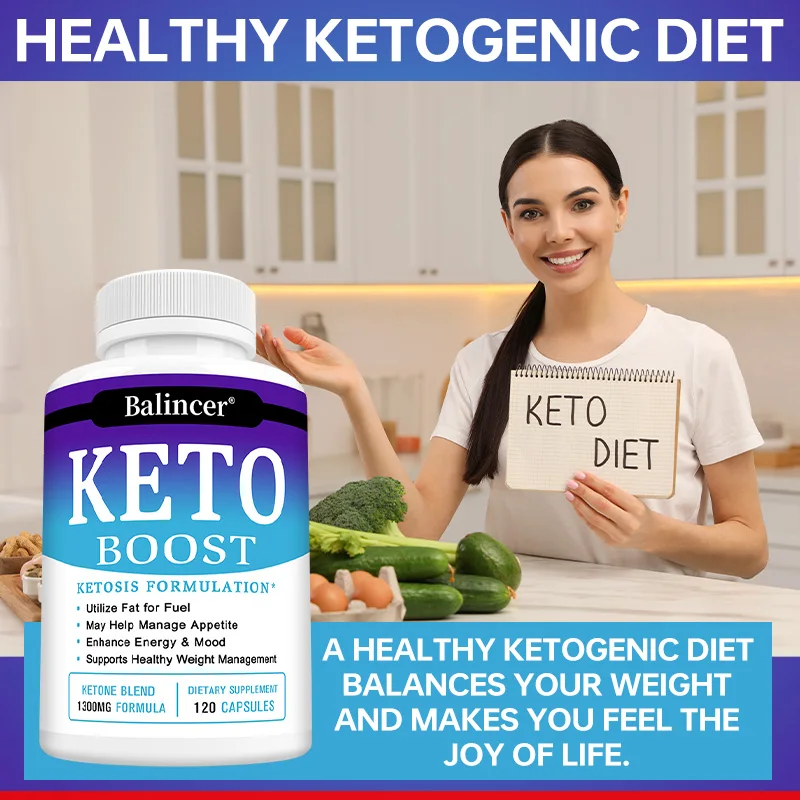 

Weight Loss Organic Keto Detox Capsules Flat Belly Deep Cleansing Provides Energy Fat Burning Appetite Suppressant Supplements