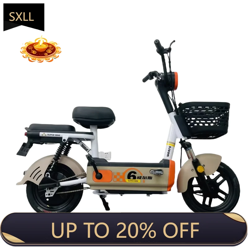 

SXLL 2025 New 48V 20Ah 350W Ev Scooter Streetbikes E Bike Electric rcycle