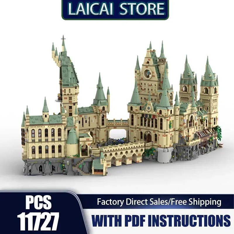 

Movie Model Moc Building Blocks Ultimate Modular HP Castle Bundle Model Technology Bricks DIY Assembly Toys Construstion Gifts