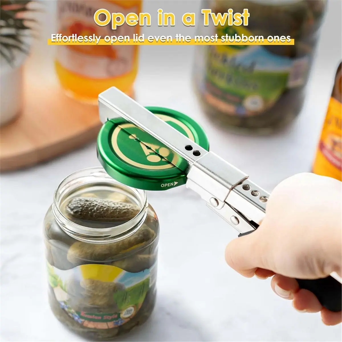 2026 New 2-Pack Adjustable Jar Openers Comfort Grip for Arthritis and Weak Hands Extendable and Adjustable Can Opener