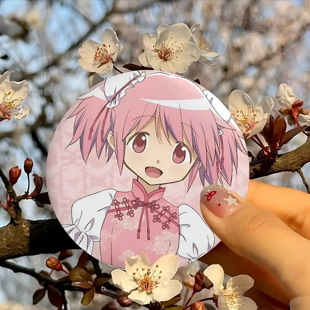 لطيف M-Magi Madoka Magica للملابس أنيمي المينا دبوس أشياء لطيف الكرتون تأثيري شارات على ظهره بروش الفن الهدايا #6