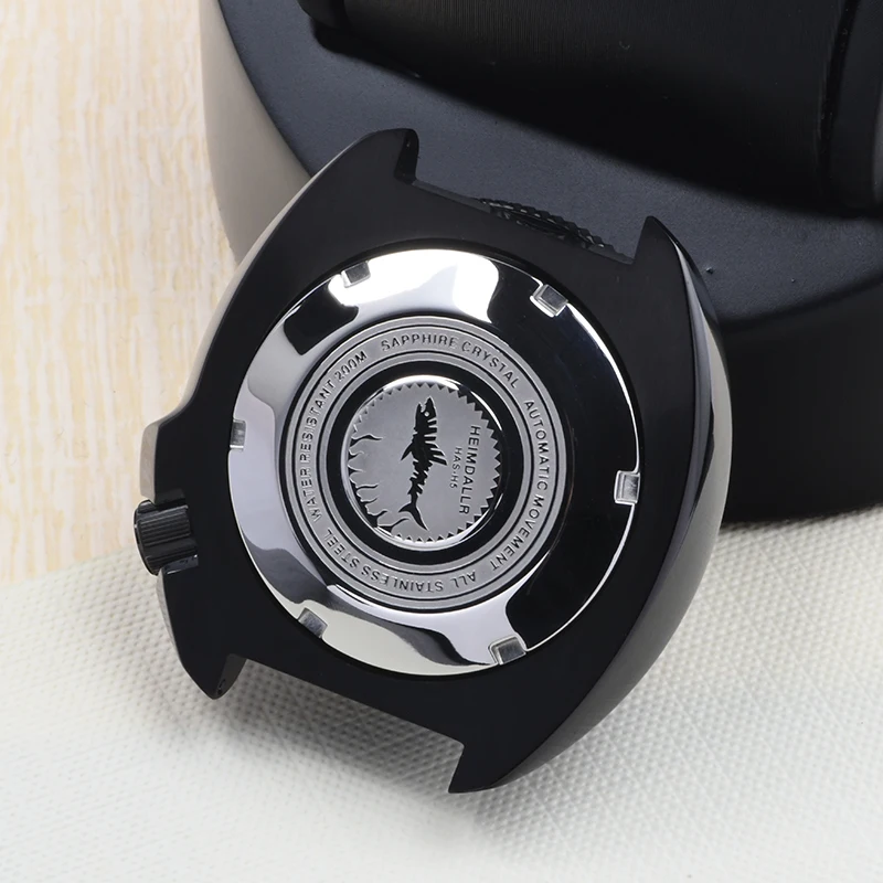 Heimdallr PVD Abalone Watch Case Stainless steel Sapphire Crystal 28.5mm dial 4.2 O'clock 20ATM Waterpoof For NH35/36/4R/6R